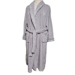 Plush textured wrap robe by CAROLE HOCHMAN size XXL